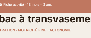 Bac de transvasement